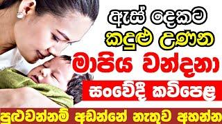 ඇස් දෙකට කදුළු උණන මාපිය වන්දනා සංවේදී කවිපෙළ | Mapiya wandana | Kavi bana 2023 | Budu Suwada