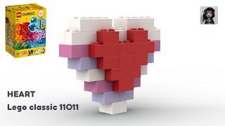 HEART ️ Lego classic 11011 ideas How to build