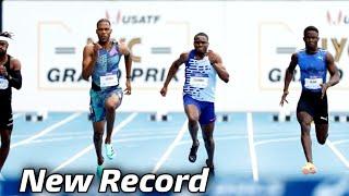 Full Race| Zarnel Hughes Shocked Ackeem Blake & Christian Coleman With 9.83 At NYC Grand Prix 2022