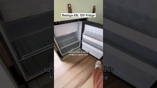 Installing our Bodega 65L 12V Fridge in our van  #vanlife #campervan #vanbuild #vanconversion
