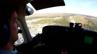 Cessna 172  landing Leopoldsburg-Beverlo Airfield EBLE