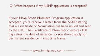 What happens if my NSNP application is accepted?