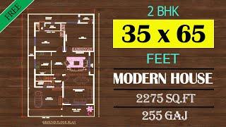 35 x 65 best house plan naksha || 2275 sqft house design | 255 Gaj house plan | 35 by 65 ka naksha