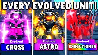 EVERY EVOLVED UNIT VS ENDLESS MODE! (Toilet Tower Defense)