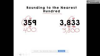 Rounding to the Nearest Ten and Hundred