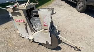 Edco Concrete Saw lot#819