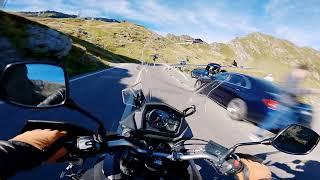 TRANSFAGARASAN ROMANIA  , MOST EPIC ROAD IN THE WORLD  , BY MOTORCYCLE SUZUKI V-STROM 650