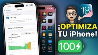 iOS 18 Así Es Como Puedes ¡AHORRAR BATERIA EN TU iPhone!