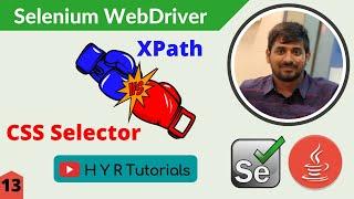 XPath vs CSS Selector in Selenium WebDriver | XPath | CSS Selector |