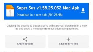 New Update ‼️ Super Sus Mod Menu v1.58.25.032 | Super Sus Unlimited Goldstar & Drone View Maps