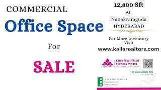 Commercial Office Space Available For Sale / Rent in Hyderabad ||  Bareshell in Nanakramguda