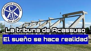 La TRIBUNA de ACASSUSO cada vez MAS CERCA | Este es el gran avance de la esperada construcción