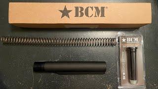 BCM MK2 Recoil Mitigation System Review. How To Install AR Buffer Tube, Buffer, & Spring/Retainer.