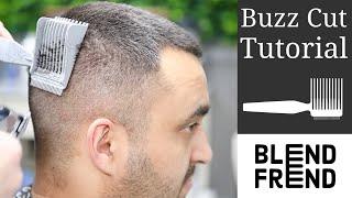 Buzz cut tutorial #lifehacks #buzzcut #haircut #barber #youtube #menshaircut #like #fade #fyp