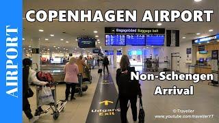 ARRIVING AT COPENHAGEN Airport from Non-Schengen Country - Disembarkation to Arrivals - How to