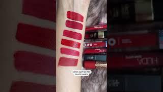 Top 6 RED LIPSTICKS for Indian Skintones