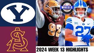 #14 BYU vs #21 Arizona State (CRAZY GAME!) | Full Game Highlights | 2024 College Football Highlights