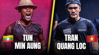 Fiery Muay Thai Battle  Tun Min Aung vs. Tran Quang Loc | Full Fight