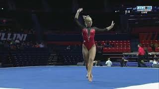 Sienna Crouse (Nebraska) 2018 Floor Big Ten Championships 9.9