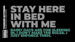 Audio RP | Rainy Morning in Bed with Your Soft Dom Boyfriend [M4A]
