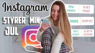 Instagram bestemmer over min jul! Mina Jacobsen