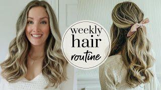 Bouncy Waves Tutorial + The BEST Non-Toxic Shampoo | My Hair Care & Washing Routine | Becca Bristow