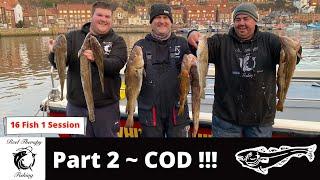 Our Best Trip Yet! | 6lb Cod Caught In Whitby North Sea | Cod Sea Fishing Uk, Catching Cod on a Boat