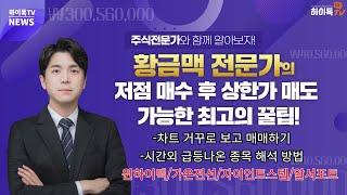 [하이톡TV전문가_황금맥] 저점 매수 후 상한가 매도 가능한 최고의 꿀팁!- 차트 거꾸로 보고 매매하기- 시간외 급등나온 종목 해석 방법 (윈하이텍,가온전선,자이언트스텝,알서포트)