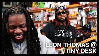 Smooth yet gritty runsss — Voice teacher analyzes LEON THOMAS @ TINY DESK