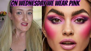 Charmakeupcorner  is live! on Wednesday we wear pink Gretchen pov..