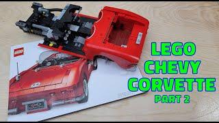 LIVE - Lego Chevy Corvette!! #10321 - Part 2 - Looking Good!!