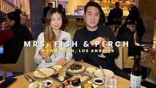 Sushi Bar with an Aquarium and Rooftop Bar in Downtown Los Angeles - Mrs. Fish & Perch