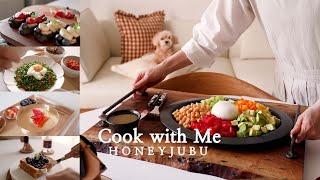 초간단 7가지 요리 레시피, 냉장고 정리를 위한 집밥 vlog / Cook with Me