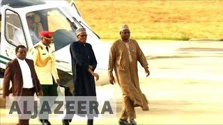 Nigerians rejoice as president Buhari returns home