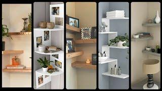 Top 40+ Corner shelf decoration ideas ll corner wall shelf ideas