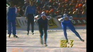 World Championships Allround Innsbruck 1990 - 10 km Van der Burg - Kemkers