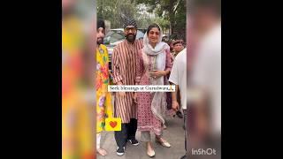 Bollywood actress Shilpa Shetty & husband Raj kundra arrived Gurudwara at Guru nank Jayanti#yt#viral