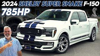 A Closer Look at the 2024 Shelby Super Snake F150 in Oxford White!