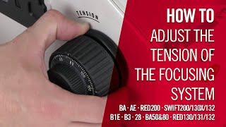 How to adjust the tension of the focusing system (ring). E.g. AE Series | by Motic Europe