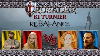 Bund der Bewahrer   Anti-Christen | 2v2 Gruppenphase | Stronghold Crusader Mod KI Turnier REBALANCE