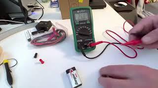 Neoteck 8233D PRO Digital Multimeter Unboxing & Battery Testing. Just $9.50!