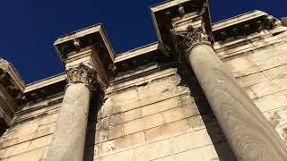 The Roman Agora and Hadrian's Library in Athens, Greece