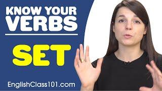 SET - Basic Verbs - Learn English Grammar