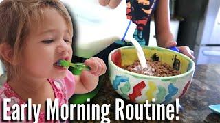 Early Morning Routine with 4 Kids / Getting Ready Before Virtual School! / Life As We Gomez