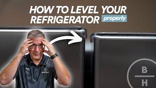 How to Level Your Refrigerator Properly