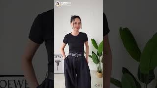 你能數到總共多少套嗎？奶黃色＋天藍色＋深啡穿搭挑戰 #色彩穿搭 #穿搭分享 #混搭