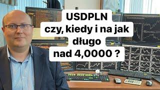 Czy USDPLN czeka trwałe złamanie poziomu 4,0000 ?