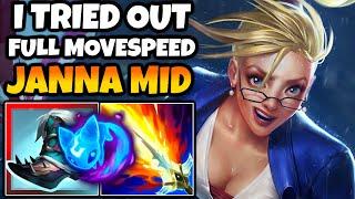 I took FULL MOVESPEED JANNA MID to HIGH ELO