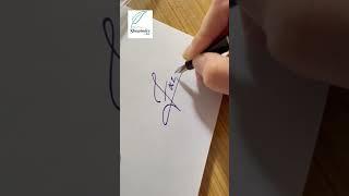 Modern signature with me || @Shapinderart #signature #shorts #calligraphy