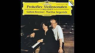 Prokofiev: Sonata for Violin and Piano No. 1 in f minor, Op. 80 - Gidon Kremer / Martha Argerich